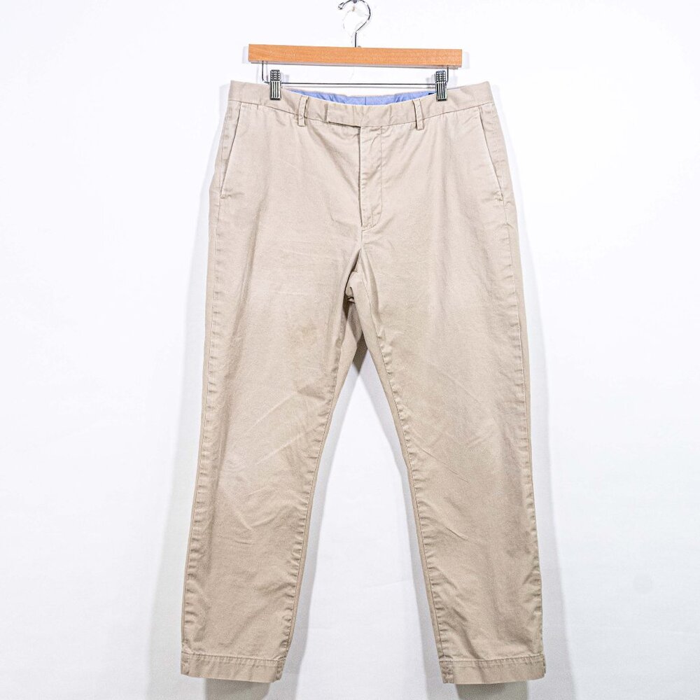 Polo Ralph Lauren Stretch Straight Fit Chino Pants 36 x 29 Preppy Classic